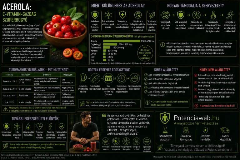 Acerola: C-vitamin-gazdag szuperbogyó