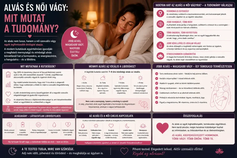 Alvás és női vágy: mit mutat a tudomány?