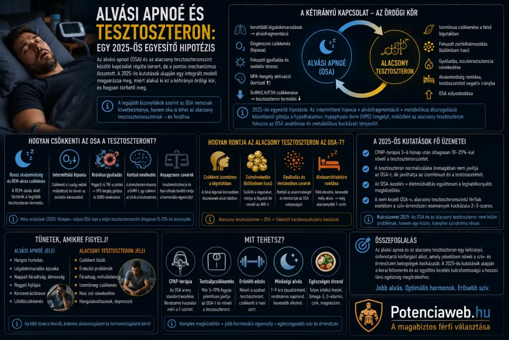 Alvási apnoé és tesztoszteron