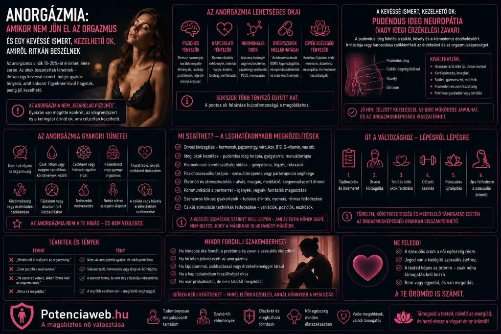 Anorgázmia: amikor nem jön el az orgazmus - és egy kevéssé ismert, kezelhető ok, amiről ritkán beszélnek