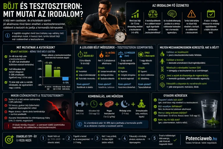 Böjt és tesztoszteron: mit mutat az irodalom?