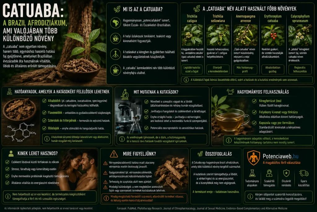 Catuaba: a brazil afrodiziákum, ami valójában több különböző növény