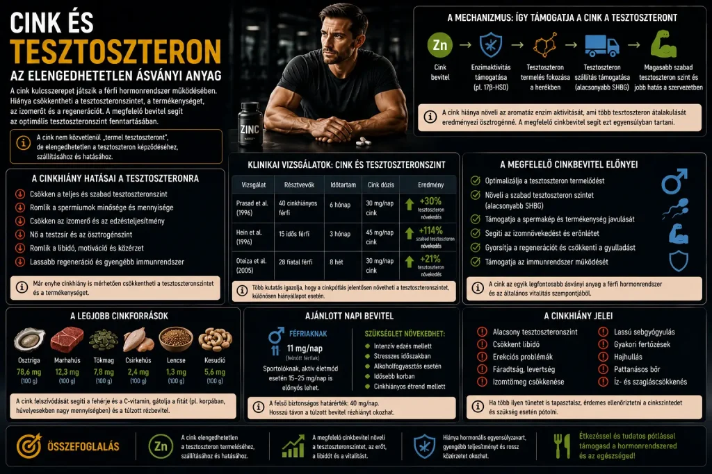Cink és tesztoszteron
