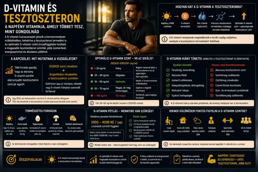 D-vitamin és tesztoszteron