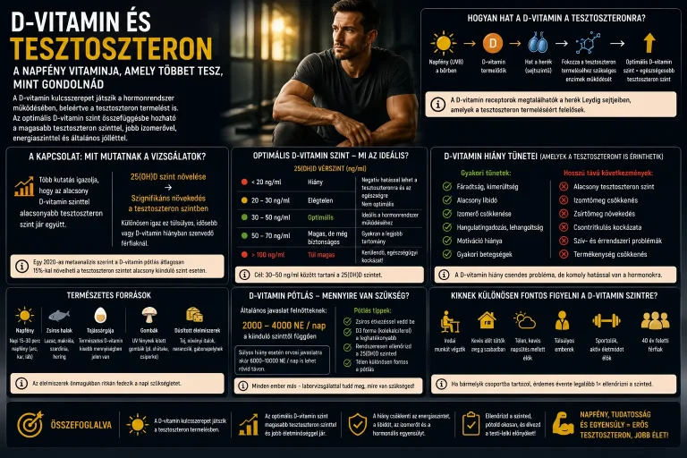 D-vitamin és tesztoszteron