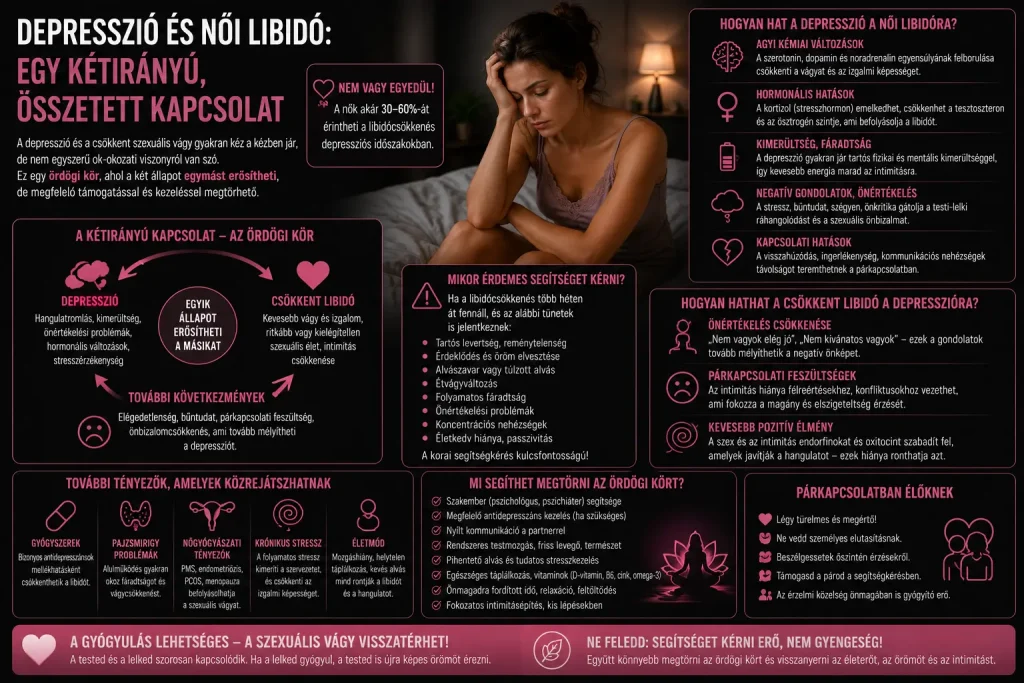 Depresszió és női libidó: egy kétirányú, összetett kapcsolat