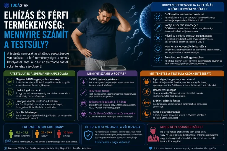 Elhízás és férfi termékenység: mennyire számít a testsúly?