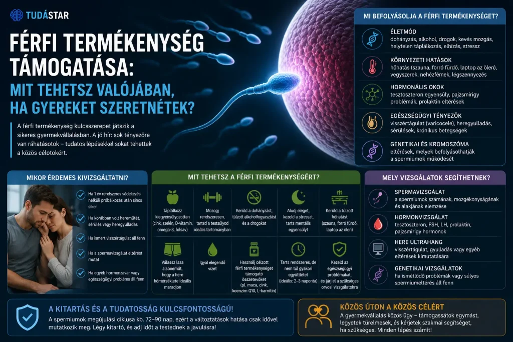 Férfi termékenység támogatása: mit tehetsz valójában, ha gyereket szeretnétek?