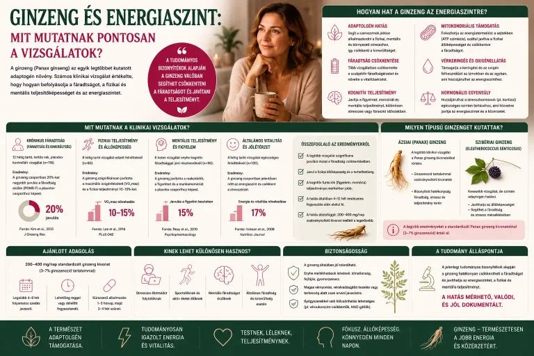 Ginzeng és energiaszint: mit mutatnak pontosan a vizsgálatok?