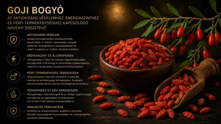 Goji bogyó – mit érdemes tudni erről az antioxidáns védelemhez, energiaszinthez és férfi termékenységhez kapcsolódó növényi összetevőről?