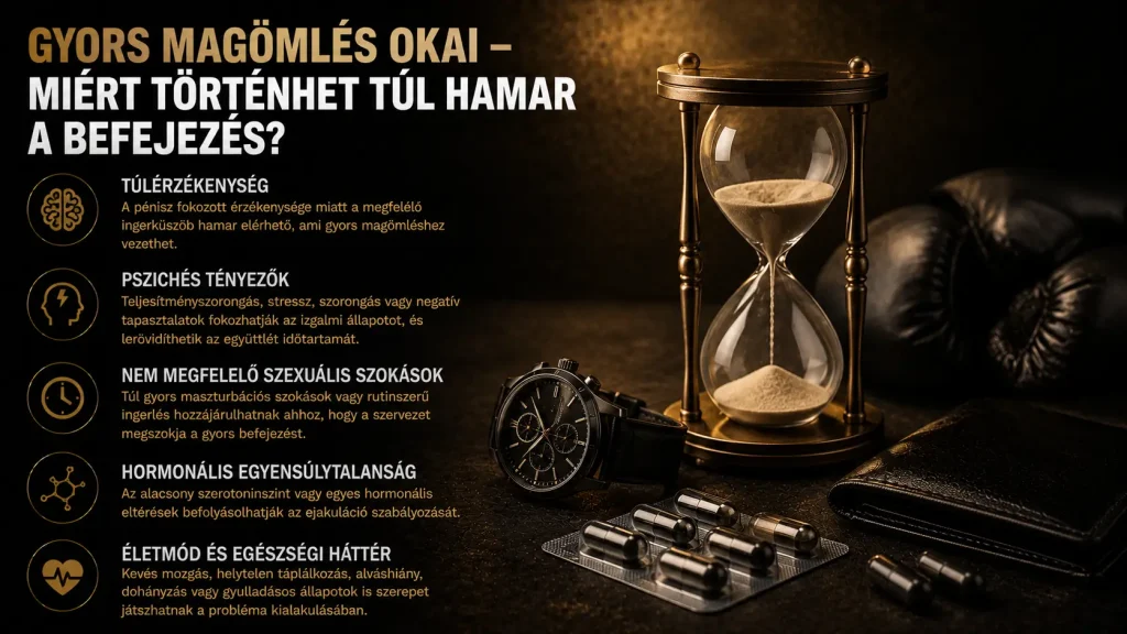 Gyors magömlés okai – miért történhet túl hamar a befejezés?
