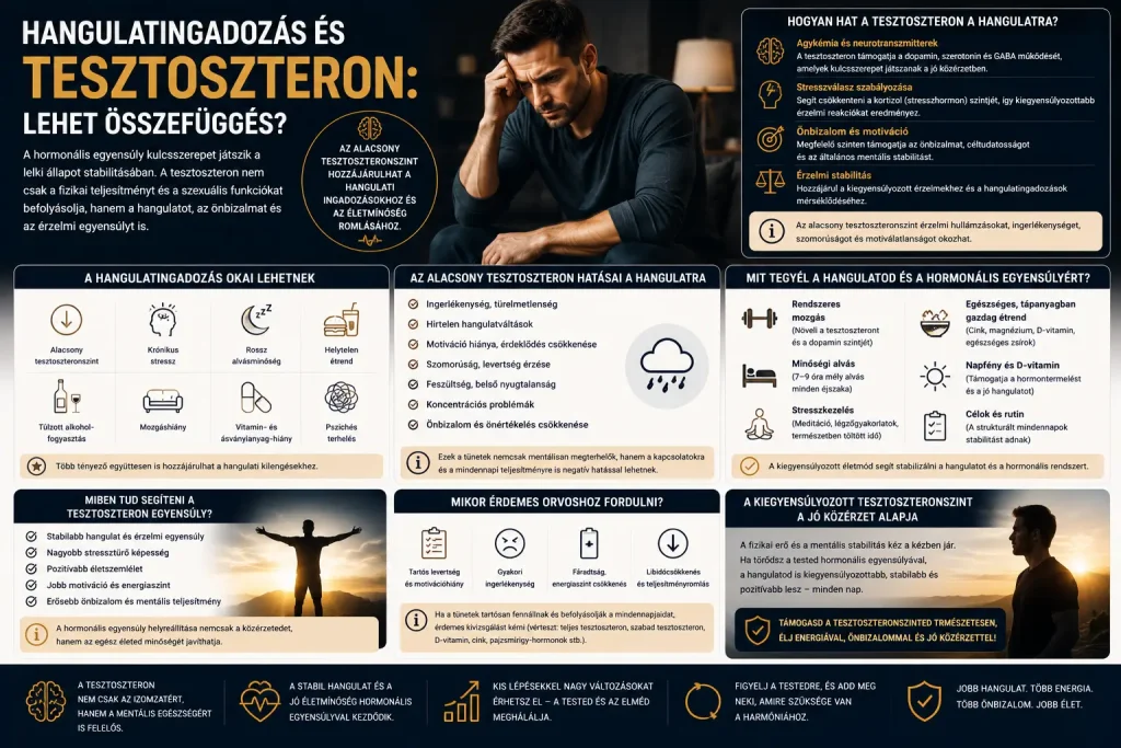 Hangulatingadozás és tesztoszteron