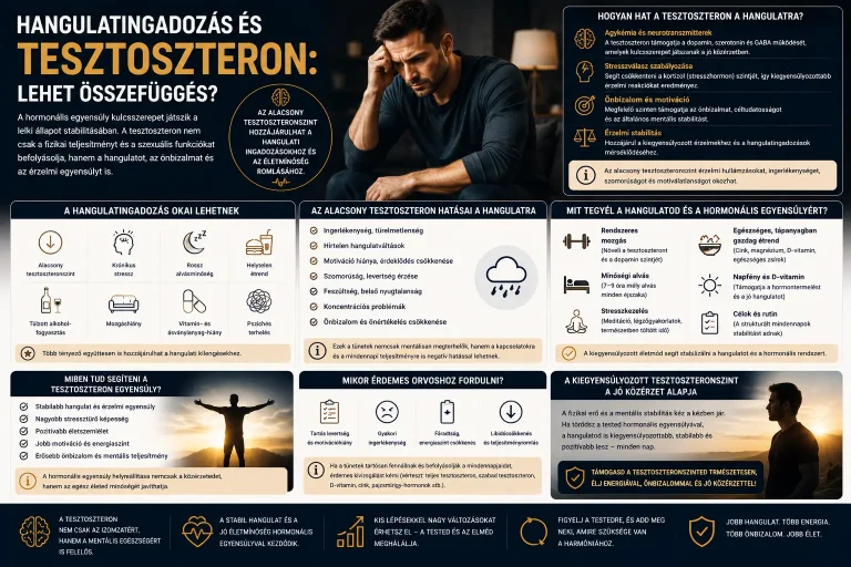 Hangulatingadozás és tesztoszteron