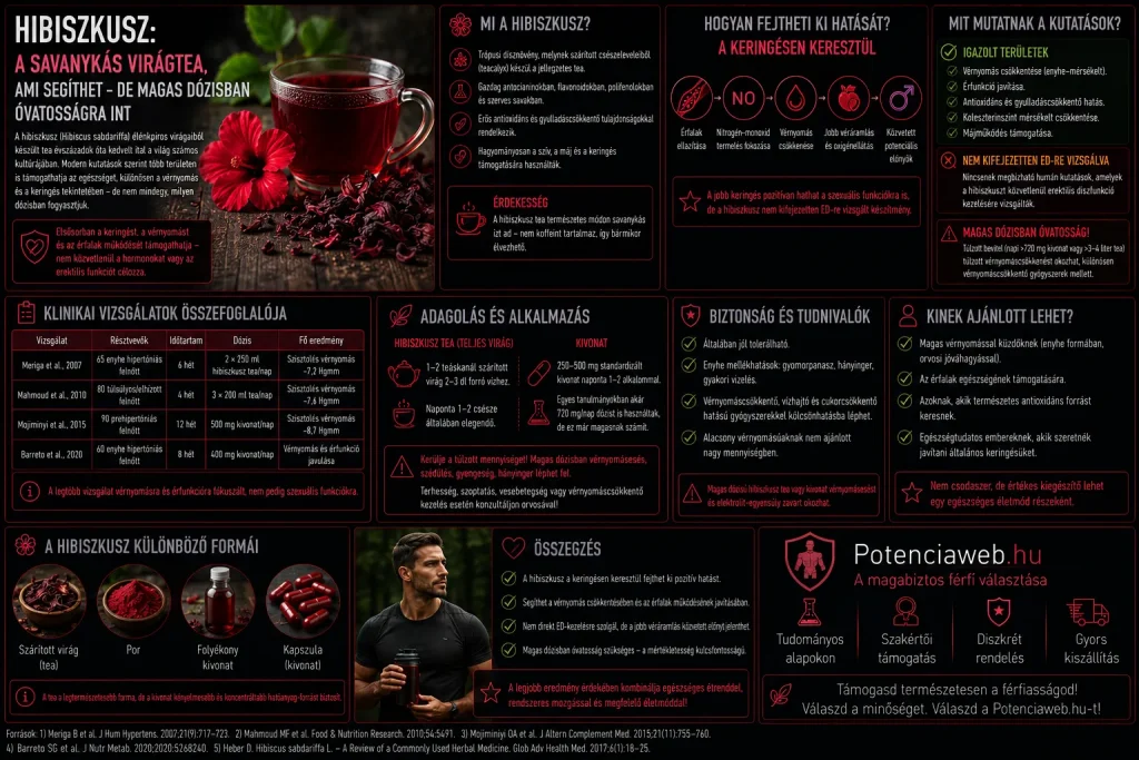 Hibiszkusz: a savanykás virágtea, ami segíthet - de magas dózisban óvatosságra int