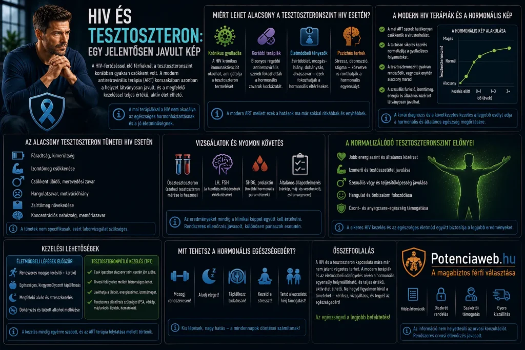 HIV és tesztoszteron: Hogyan változott a kapcsolat az ART korszakában?