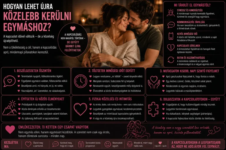 Hogyan lehet újra közelebb kerülni egymáshoz?