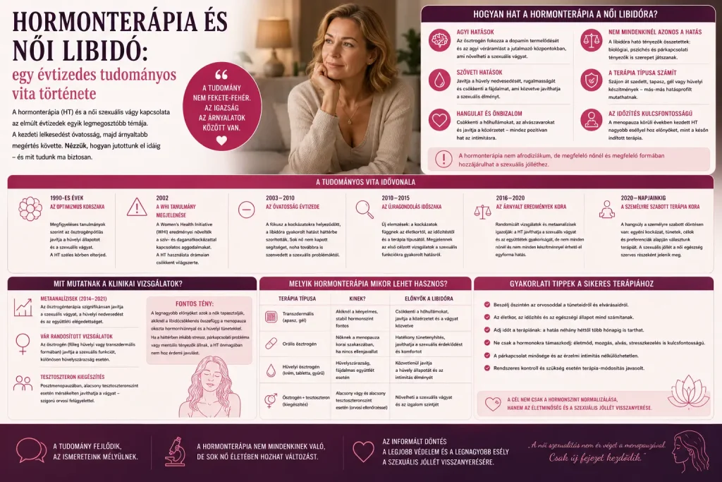 Hormonterápia és női libidó: egy évtizedes tudományos vita története