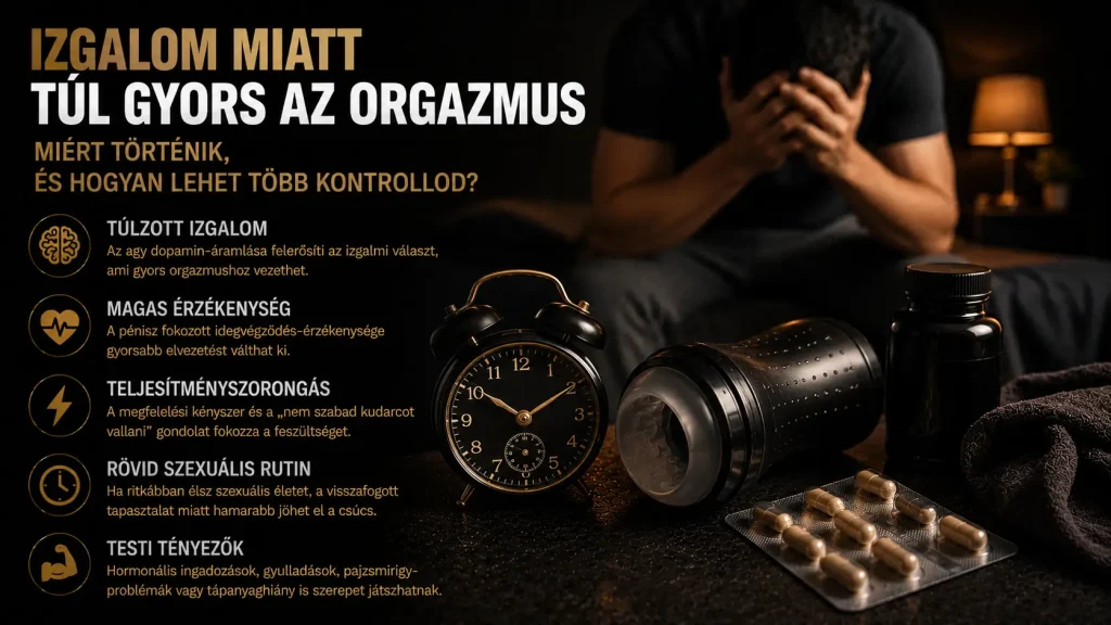 Izgalom miatt túl gyors az orgazmus – miért történik, és hogyan lehet több kontrollod?