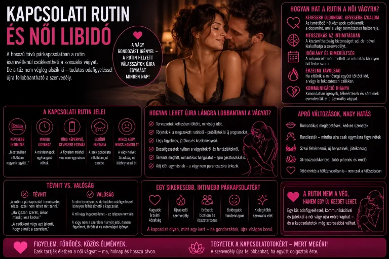 Kapcsolati rutin és női libidó