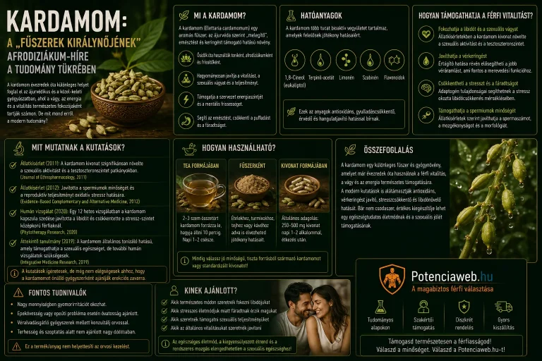 Kardamom: a "fűszerek királynőjének" afrodiziákum-híre a tudomány tükrében