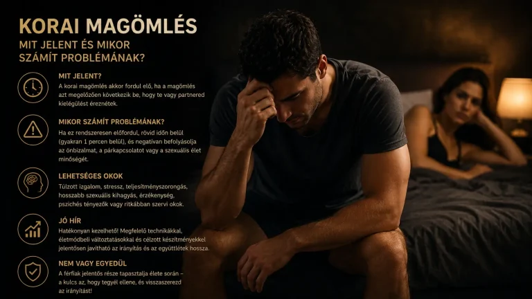 Korai magömlés – mit jelent és mikor számít problémának?