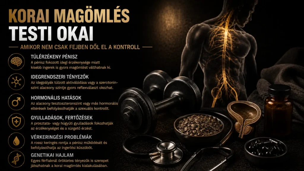 Korai magömlés testi okai – amikor nem csak fejben dől el a kontroll