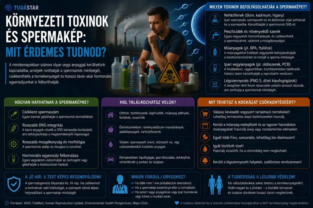 Környezeti toxinok és spermakép: mit érdemes tudnod?