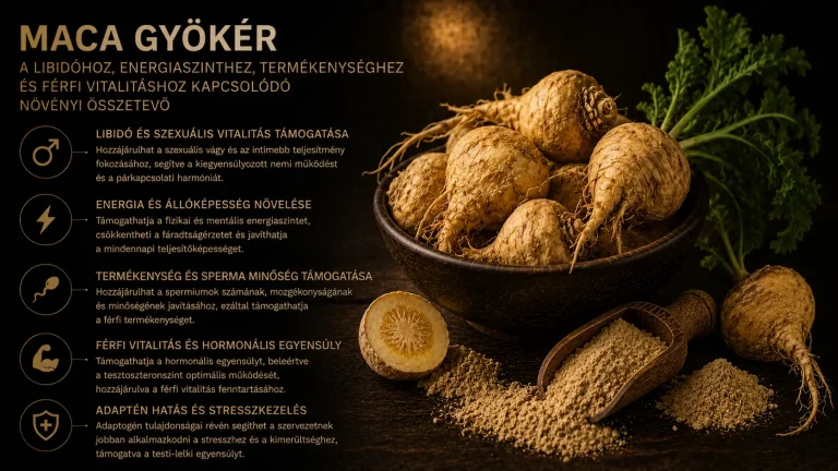Maca gyökér – mit érdemes tudni erről a libidóhoz, energiaszinthez, termékenységhez és férfi vitalitáshoz kapcsolódó növényi összetevőről?