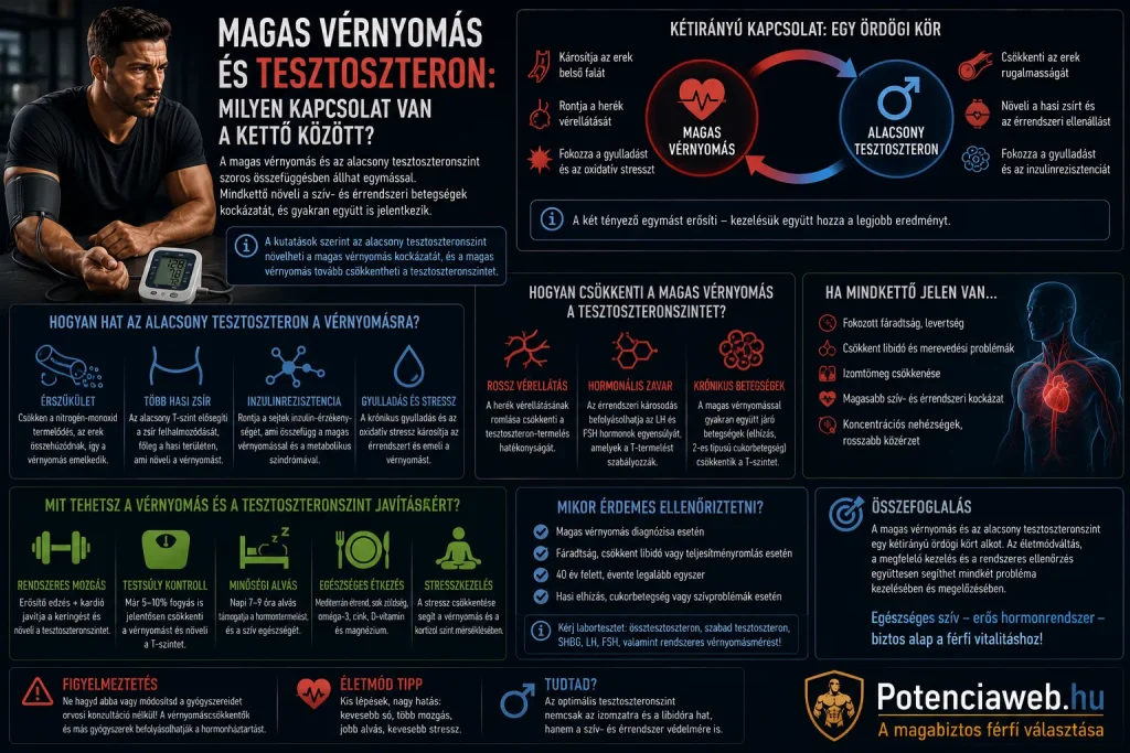 Magas vérnyomás és tesztoszteron: egy nyolcéves vizsgálat tanulságai