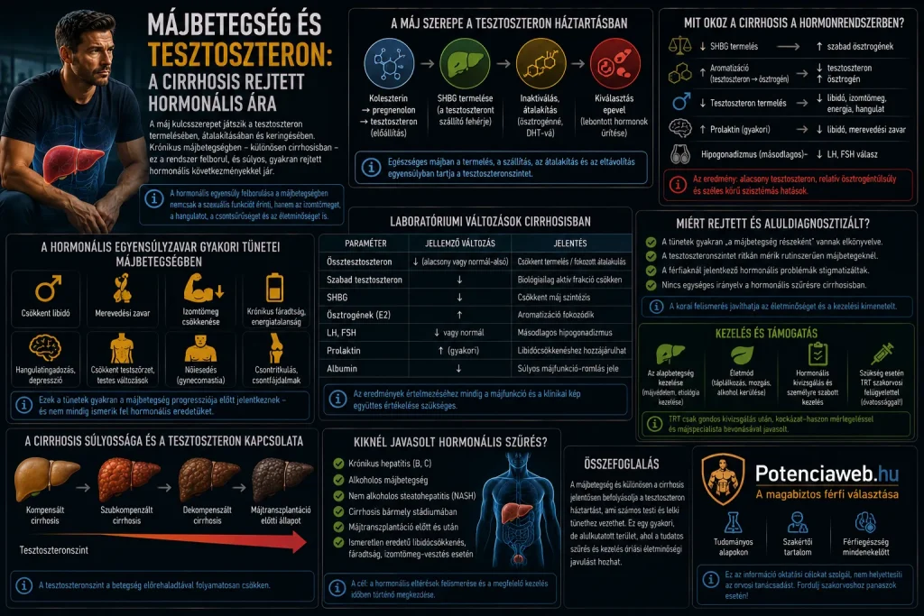 Májbetegség és tesztoszteron: a cirrhosis rejtett hormonális ára