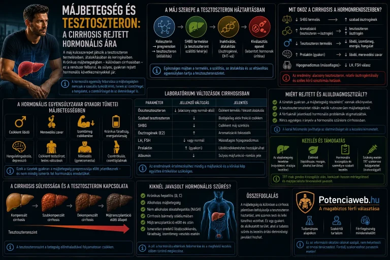 Májbetegség és tesztoszteron: a cirrhosis rejtett hormonális ára