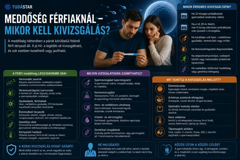 Meddőség férfiaknál – mikor kell kivizsgálás?