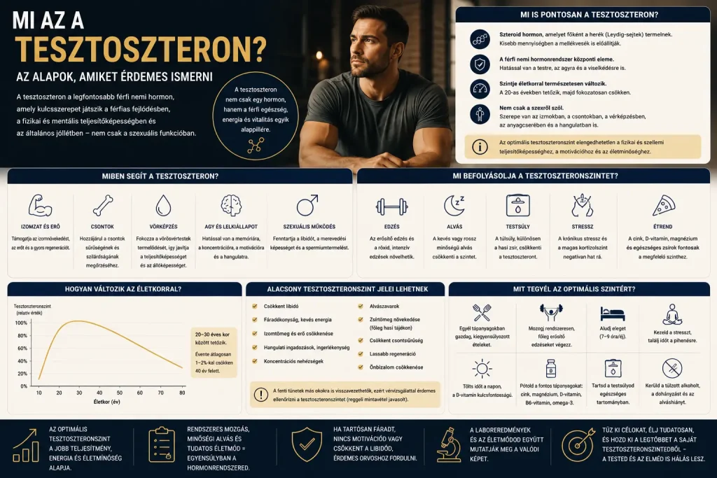 Mi az a tesztoszteron? Az alapok, amiket érdemes ismerni