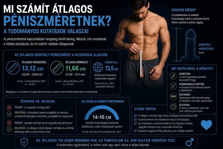 Mi számít átlagos péniszméretnek?