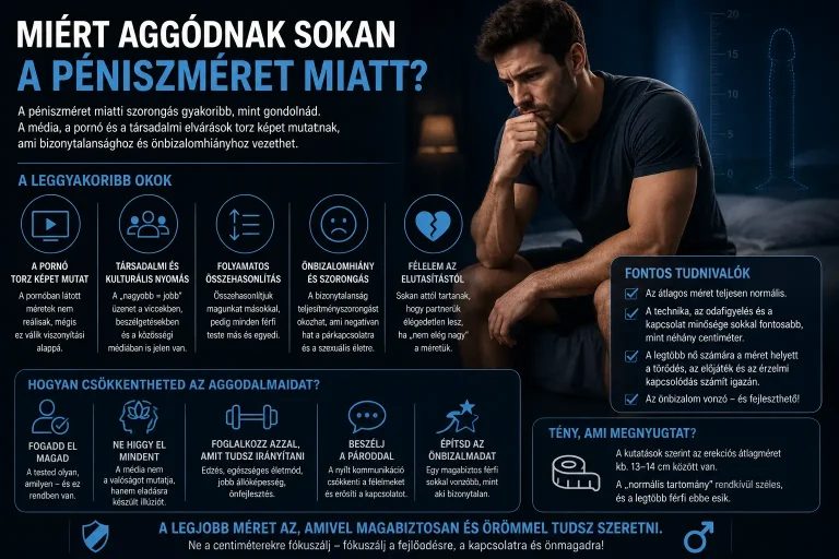 Miért aggódnak sokan a péniszméret miatt?