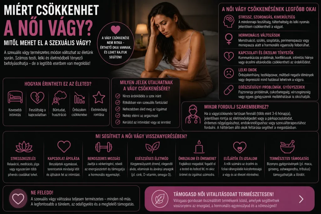 Miért csökkenhet a női vágy? Mitől mehet el a szexuális vágy?