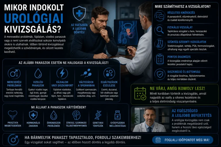 Mikor indokolt urológiai kivizsgálás?