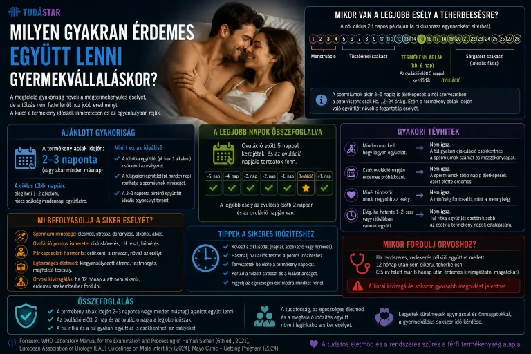 Milyen gyakran érdemes együtt lenni gyermekvállaláskor?