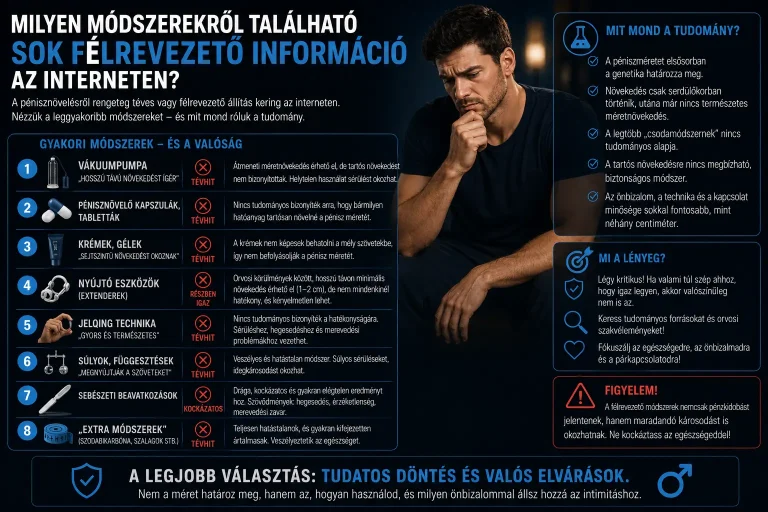 Milyen módszerekről található sok félrevezető információ az interneten?