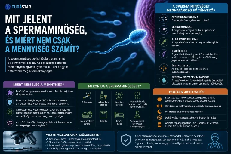 Mit jelent a spermaminőség, és miért nem csak a mennyiség számít?