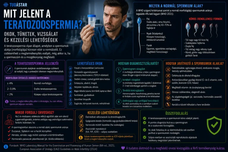 Mit jelent a teratozoospermia?