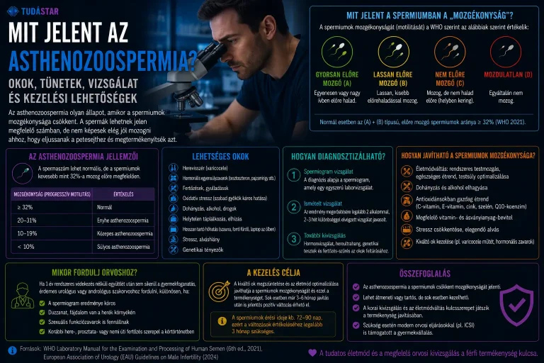 Mit jelent az asthenozoospermia?