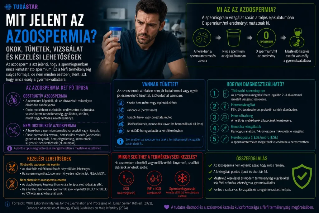 Mit jelent az azoospermia?
