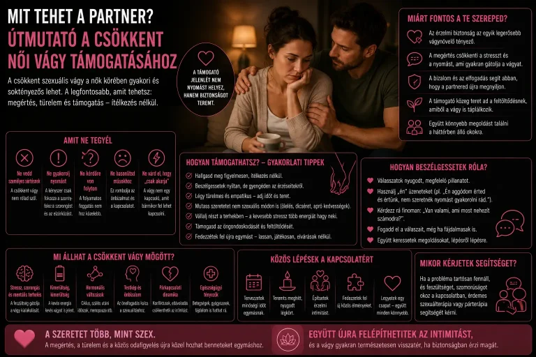 Mit tehet a partner? Útmutató a csökkent női vágy támogatásához