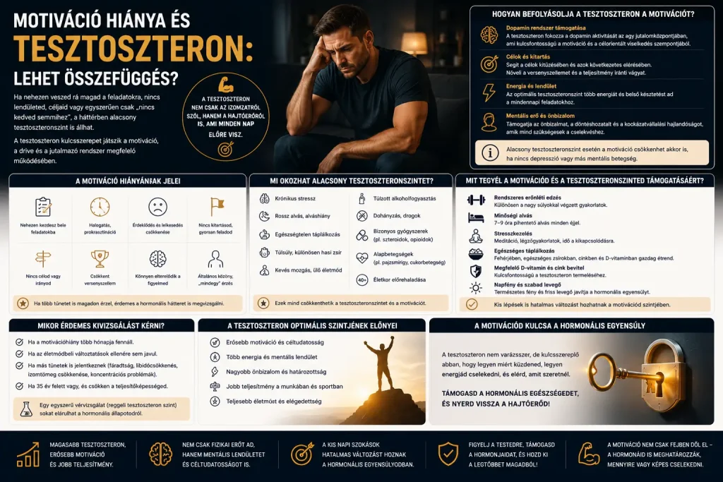 Motiváció hiánya és tesztoszteron