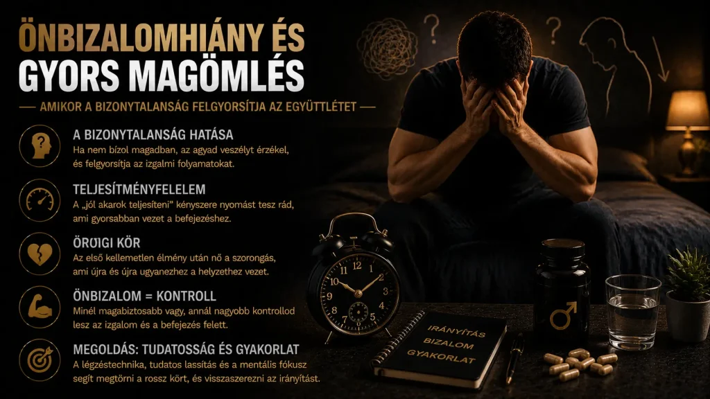 Önbizalomhiány és gyors magömlés – amikor a bizonytalanság felgyorsítja az együttlétet