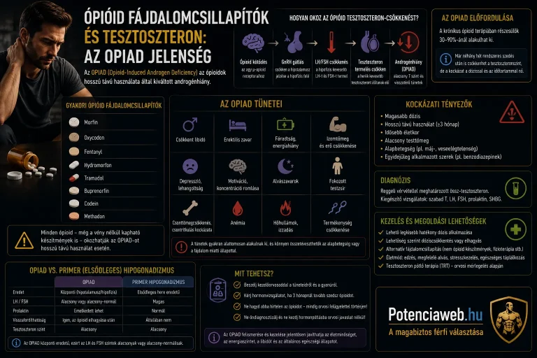Ópioid fájdalomcsillapítók és tesztoszteron: az OPIAD jelensége