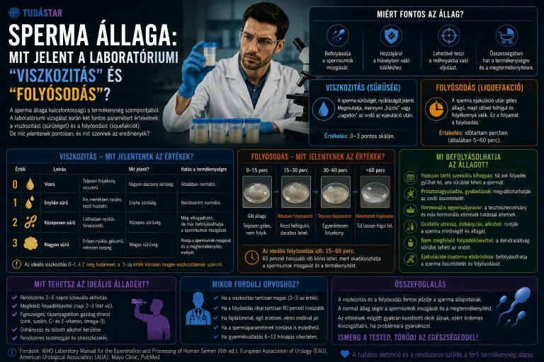 Sperma állaga: mit jelent a laboratóriumi "viszkozitás" és "folyósodás"?