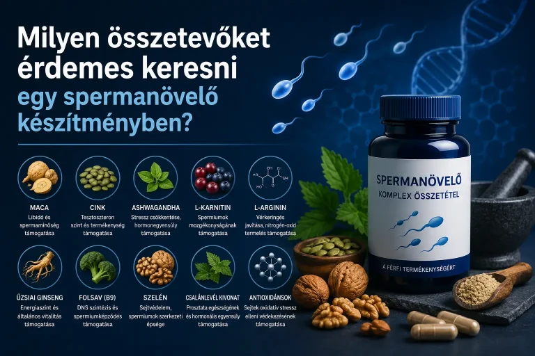 Milyen összetevőket érdemes keresni egy spermanövelő készítményben?