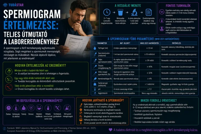 Spermiogram értelmezése: teljes útmutató a laboreredményhez